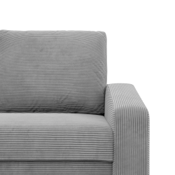 Ecksofa NEO Poso, Füllung - Federkern, Farbe - GRAU, Art der Armlehne - Schräg Ecksofa NEO Poso, Füllung - Federkern, Farbe - GRAU, Art der Armlehne - Schräg