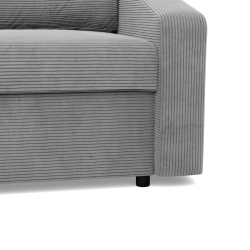 Ecksofa NEO Poso, Füllung - Federkern, Farbe - GRAU, Art der Armlehne - Schräg Ecksofa NEO Poso, Füllung - Federkern, Farbe - GRAU, Art der Armlehne - Schräg