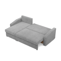Ecksofa NEO Poso, Füllung - Federkern, Farbe - GRAU, Art der Armlehne - Schräg Ecksofa NEO Poso, Füllung - Federkern, Farbe - GRAU, Art der Armlehne - Schräg
