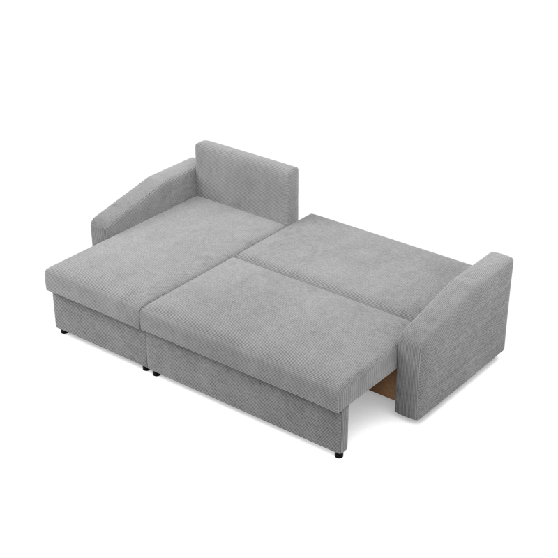 Ecksofa NEO Poso, Füllung - Federkern, Farbe - GRAU, Art der Armlehne - Schräg Ecksofa NEO Poso, Füllung - Federkern, Farbe - GRAU, Art der Armlehne - Schräg