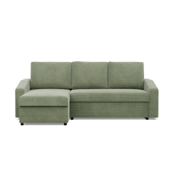 Ecksofa NEO Poso, Polsterung - Federkern, Farbe - HELLGRÜN, Art der Armlehne - Schräg Ecksofa NEO Poso, Polsterung - Federkern, Farbe - HELLGRÜN, Art der Armlehne - Schräg
