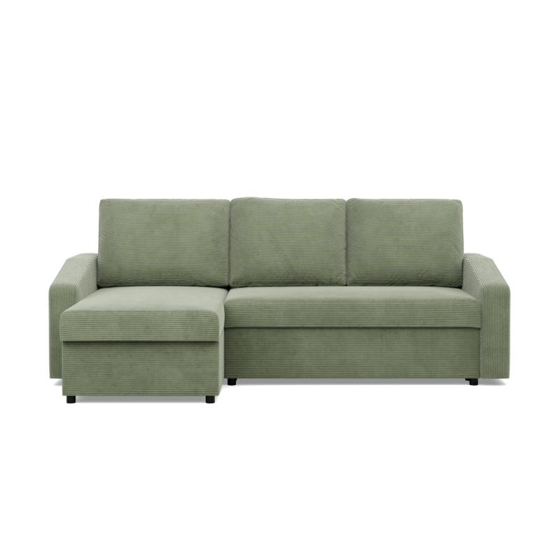 Ecksofa NEO Poso, Polsterung - Federkern, Farbe - HELLGRÜN, Art der Armlehne - Schräg Ecksofa NEO Poso, Polsterung - Federkern, Farbe - HELLGRÜN, Art der Armlehne - Schräg
