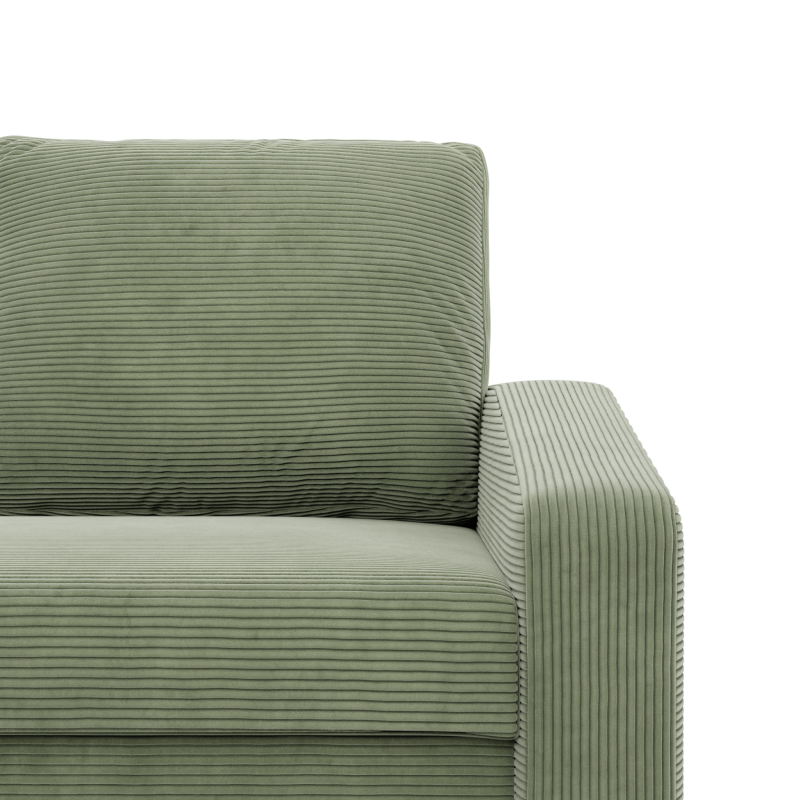 Ecksofa NEO Poso, Polsterung - Federkern, Farbe - HELLGRÜN, Art der Armlehne - Schräg Ecksofa NEO Poso, Polsterung - Federkern, Farbe - HELLGRÜN, Art der Armlehne - Schräg