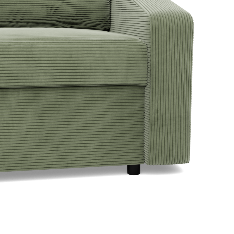 Ecksofa NEO Poso, Polsterung - Federkern, Farbe - HELLGRÜN, Art der Armlehne - Schräg Ecksofa NEO Poso, Polsterung - Federkern, Farbe - HELLGRÜN, Art der Armlehne - Schräg