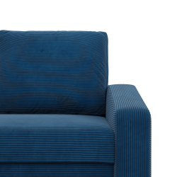 Ecksofa NEO Poso, Polsterung - Federung, Farbe - MARINEBLAU, Art der Armlehne - Schräg Ecksofa NEO Poso, Polsterung - Federung, Farbe - MARINEBLAU, Art der Armlehne - Schräg