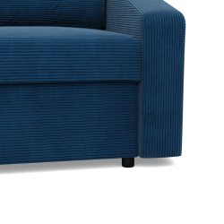 Ecksofa NEO Poso, Polsterung - Federung, Farbe - MARINEBLAU, Art der Armlehne - Schräg Ecksofa NEO Poso, Polsterung - Federung, Farbe - MARINEBLAU, Art der Armlehne - Schräg