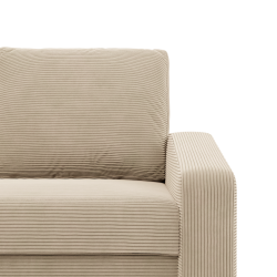 Ecksofa NEO Poso, Füllung - Federkern, Farbe - BEIGE, Art der Armlehne - Schräg Ecksofa NEO Poso, Füllung - Federkern, Farbe - BEIGE, Art der Armlehne - Schräg