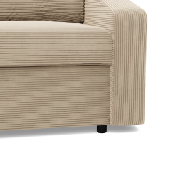 Ecksofa NEO Poso, Füllung - Federkern, Farbe - BEIGE, Art der Armlehne - Schräg Ecksofa NEO Poso, Füllung - Federkern, Farbe - BEIGE, Art der Armlehne - Schräg