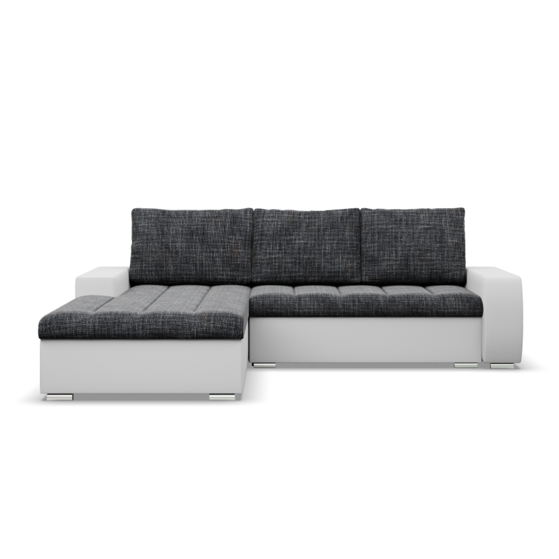 Aurora Corner Sofa, Side - LEFT, Color - GRAY + WHITE Aurora Corner Sofa, Side - LEFT, Color - GRAY + WHITE