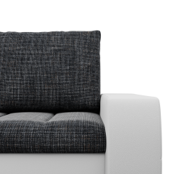 Aurora Corner Sofa, Side - LEFT, Color - GRAY + WHITE Aurora Corner Sofa, Side - LEFT, Color - GRAY + WHITE