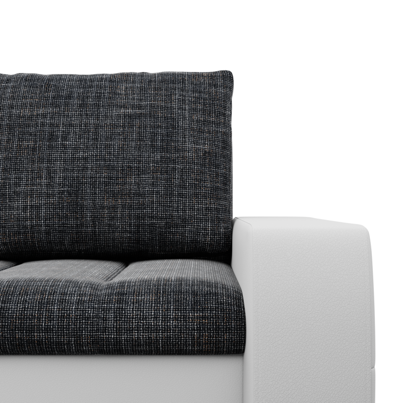 Ecksofa Aurora, Seite - LINKS, Farbe - GRAU + WEISS Ecksofa Aurora, Seite - LINKS, Farbe - GRAU + WEISS