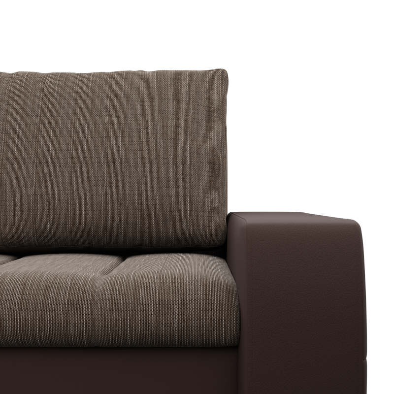 Ecksofa Aurora, Seite - LINKS, Farbe - BRAUN + CAPPUCCINO Ecksofa Aurora, Seite - LINKS, Farbe - BRAUN + CAPPUCCINO