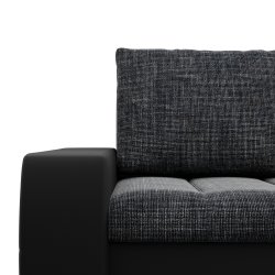 Aurora Corner Sofa, Side - RIGHT, Color - GRAY + BLACK Aurora Corner Sofa, Side - RIGHT, Color - GRAY + BLACK