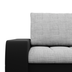 Ecksofa Aurora, Seite - RECHTS, Farbe - GRAU + SCHWARZ Ecksofa Aurora, Seite - RECHTS, Farbe - GRAU + SCHWARZ