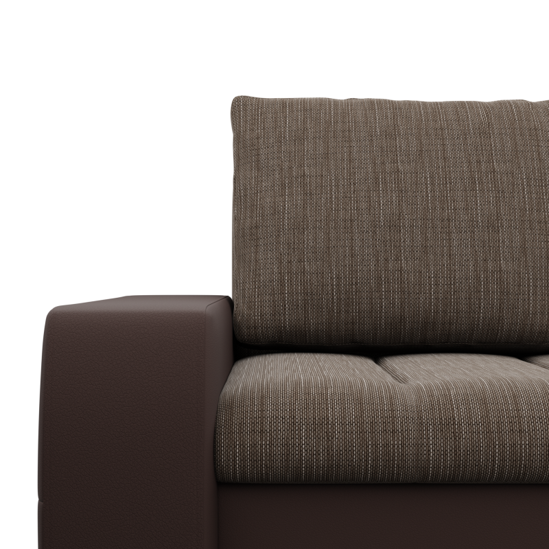 Ecksofa Aurora, Seite - RECHTS, Farbe - BRAUN + CAPPUCCINO Ecksofa Aurora, Seite - RECHTS, Farbe - BRAUN + CAPPUCCINO