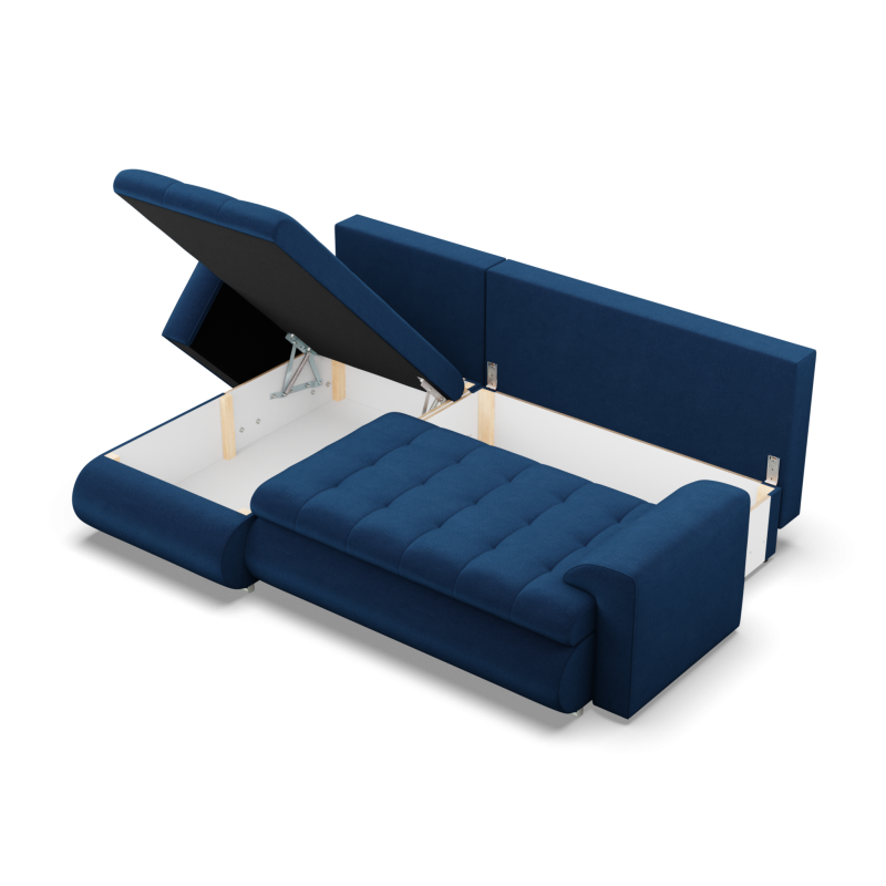 FORESTA LL Kronos Corner Sofa, Side - LEFT, Color - NAVY BLUE FORESTA LL Kronos Corner Sofa, Side - LEFT, Color - NAVY BLUE
