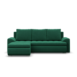 FORESTA LL Kronos Corner Sofa, Side - LEFT, Color - BOTTLE GREEN FORESTA LL Kronos Corner Sofa, Side - LEFT, Color - BOTTLE GREEN