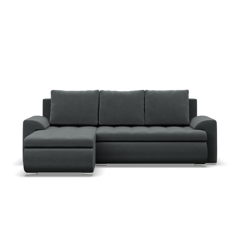 FORESTA LL Kronos Ecksofa, Seite - LINKS, Farbe - DUNKELGRAU FORESTA LL Kronos Ecksofa, Seite - LINKS, Farbe - DUNKELGRAU