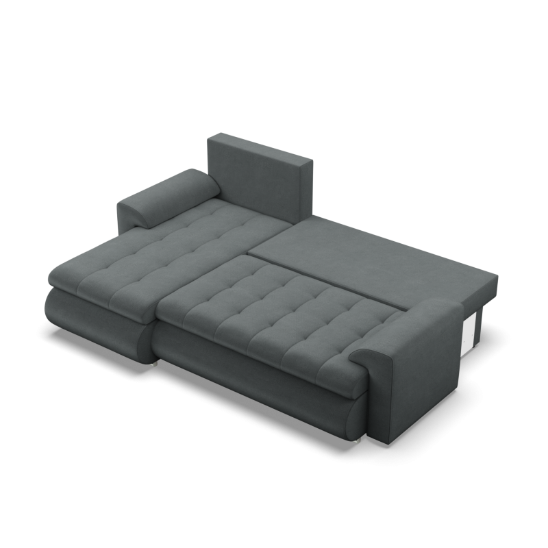 FORESTA LL Kronos Ecksofa, Seite - LINKS, Farbe - DUNKELGRAU FORESTA LL Kronos Ecksofa, Seite - LINKS, Farbe - DUNKELGRAU