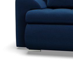 FORESTA LL Kronos Corner Sofa, Side - RIGHT, Color - NAVY BLUE FORESTA LL Kronos Corner Sofa, Side - RIGHT, Color - NAVY BLUE