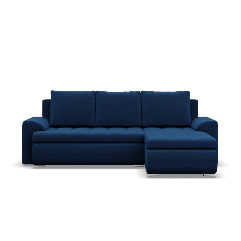 FORESTA LL Kronos Corner Sofa, Side - RIGHT, Color - NAVY BLUE FORESTA LL Kronos Corner Sofa, Side - RIGHT, Color - NAVY BLUE