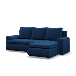 FORESTA LL Kronos Corner Sofa, Side - RIGHT, Color - NAVY BLUE