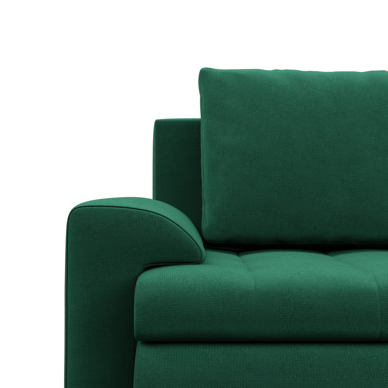FORESTA LL Kronos Corner Sofa, Side - RIGHT, Color - BOTTLE GREEN FORESTA LL Kronos Corner Sofa, Side - RIGHT, Color - BOTTLE GREEN