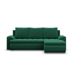 FORESTA LL Kronos Corner Sofa, Side - RIGHT, Color - BOTTLE GREEN FORESTA LL Kronos Corner Sofa, Side - RIGHT, Color - BOTTLE GREEN