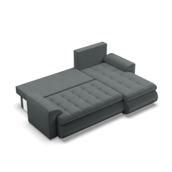 Ecksofa FORESTA LL Kronos, Seite - RECHTS, Farbe - DUNKELGRAU Ecksofa FORESTA LL Kronos, Seite - RECHTS, Farbe - DUNKELGRAU