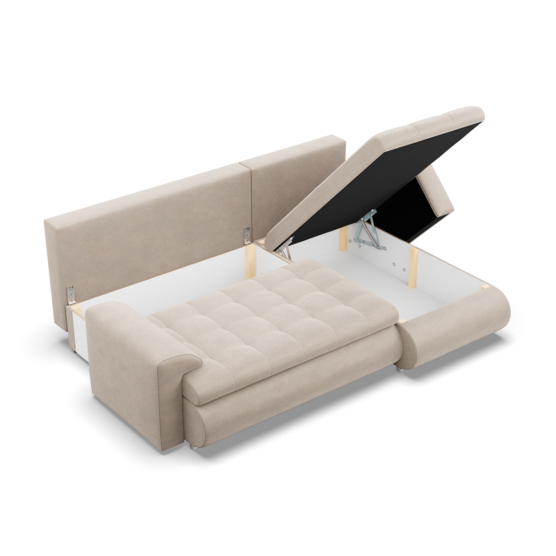 FORESTA LL Kronos Corner Sofa, Side - RIGHT, Color - BEIGE FORESTA LL Kronos Corner Sofa, Side - RIGHT, Color - BEIGE