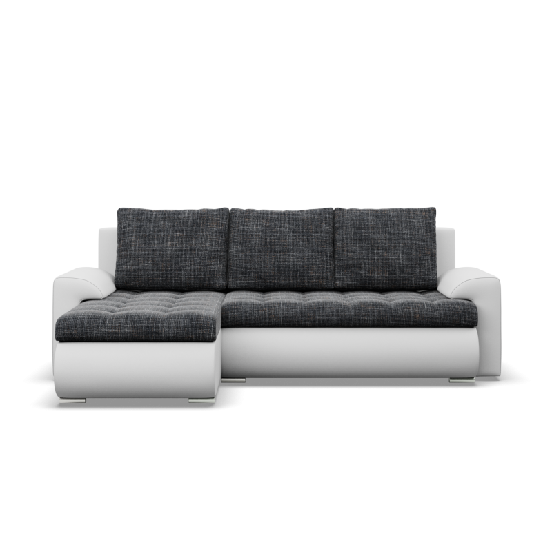 FORESTA LL Corner Sofa, Side - LEFT, Color - GREY + WHITE FORESTA LL Corner Sofa, Side - LEFT, Color - GREY + WHITE