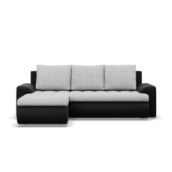 FORESTA LL Corner Sofa, Side - LEFT, Color - GRAY + BLACK FORESTA LL Corner Sofa, Side - LEFT, Color - GRAY + BLACK