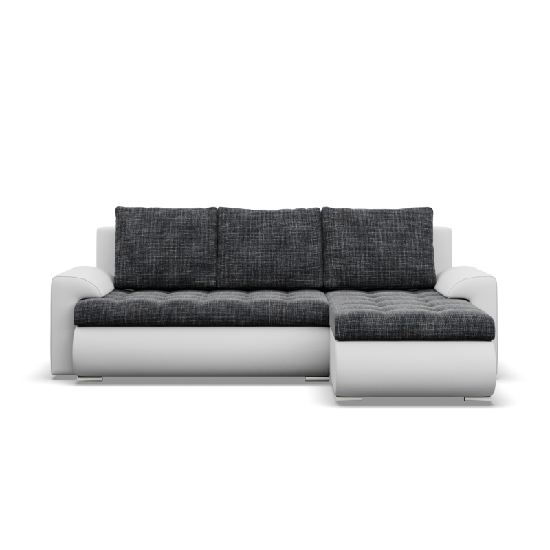 FORESTA LL corner sofa, Side - RIGHT, Color - GRAY + WHITE FORESTA LL corner sofa, Side - RIGHT, Color - GRAY + WHITE