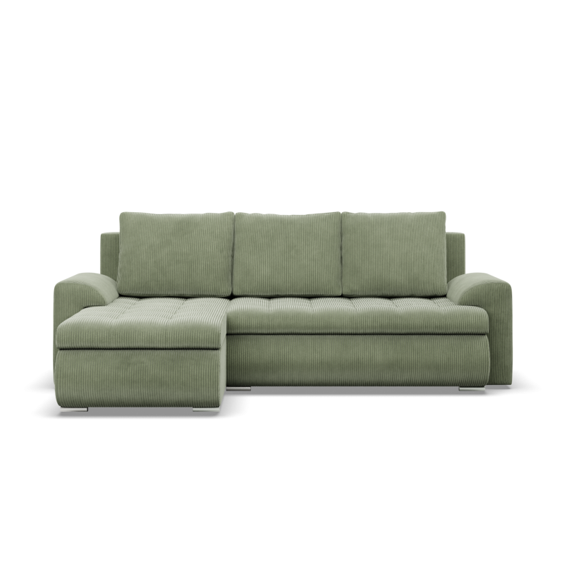 FORESTA LL Poso Corner Sofa, Side - LEFT, Color - LIGHT GREEN FORESTA LL Poso Corner Sofa, Side - LEFT, Color - LIGHT GREEN