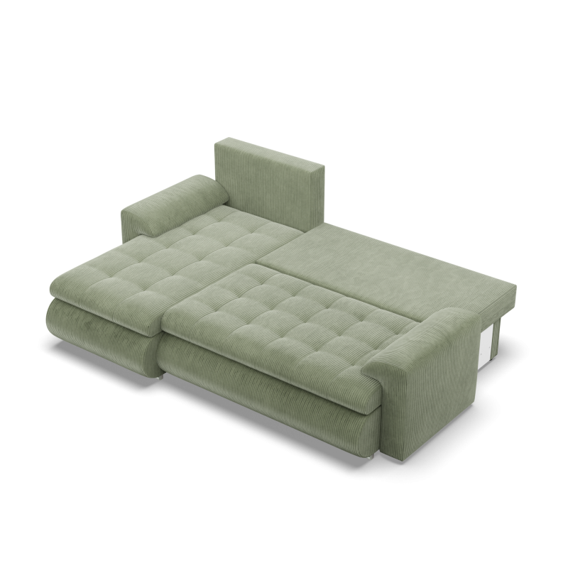 FORESTA LL Poso Corner Sofa, Side - LEFT, Color - LIGHT GREEN FORESTA LL Poso Corner Sofa, Side - LEFT, Color - LIGHT GREEN