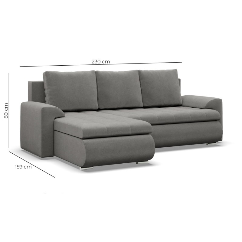 FORESTA LL Poso Corner Sofa, Side - LEFT, Color - NAVY BLUE FORESTA LL Poso Corner Sofa, Side - LEFT, Color - NAVY BLUE