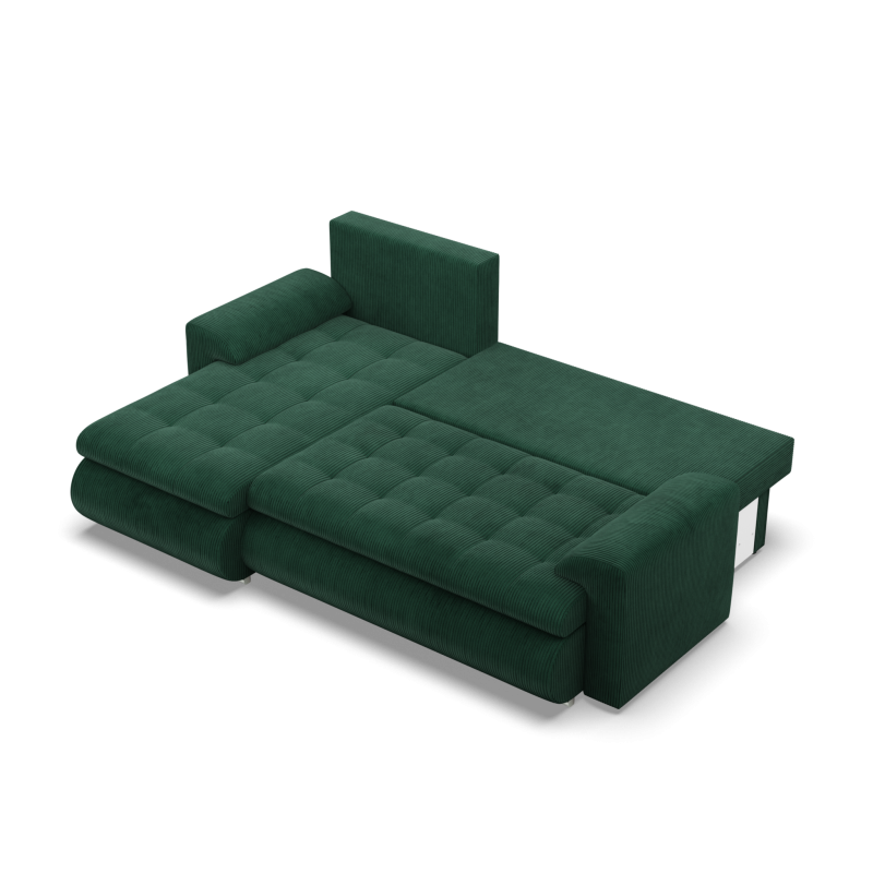 FORESTA LL Poso Corner Sofa, Side - LEFT, Color - BOTTLE GREEN FORESTA LL Poso Corner Sofa, Side - LEFT, Color - BOTTLE GREEN