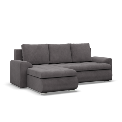 FORESTA LL Poso Corner Sofa, Side - LEFT, Color - DARK GRAY