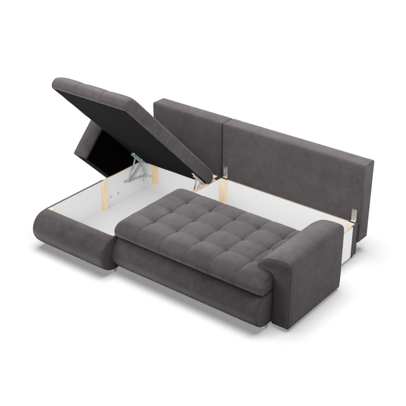 FORESTA LL Poso Corner Sofa, Side - LEFT, Color - DARK GRAY FORESTA LL Poso Corner Sofa, Side - LEFT, Color - DARK GRAY