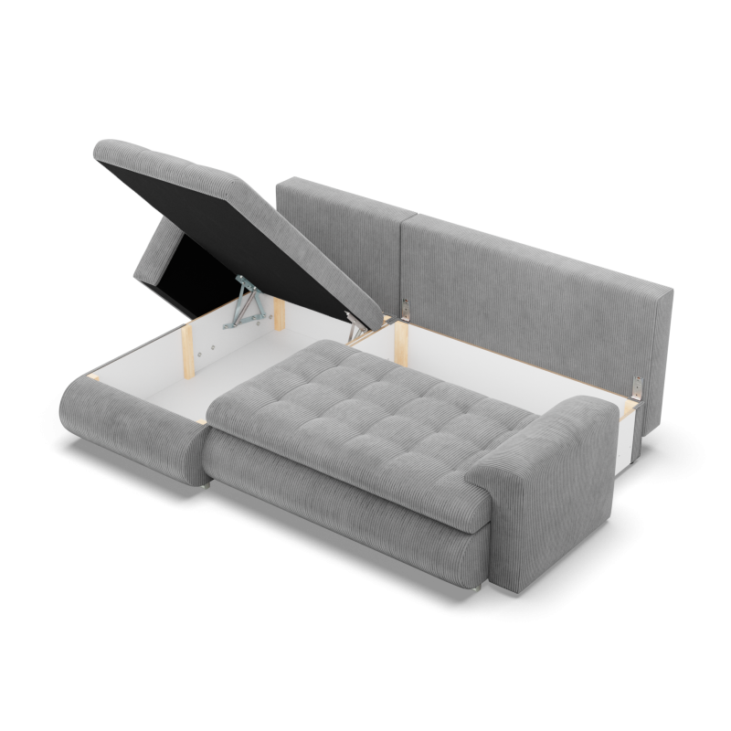 FORESTA LL Poso Corner Sofa, Side - LEFT, Color - LIGHT GRAY FORESTA LL Poso Corner Sofa, Side - LEFT, Color - LIGHT GRAY