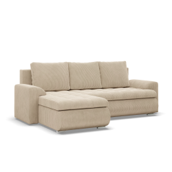 Ecksofa FORESTA LL Poso, Seite - LINKS, Farbe - BEIGE