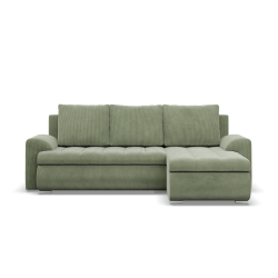 FORESTA LL Poso Corner Sofa, Side - RIGHT, Color - LIGHT GREEN FORESTA LL Poso Corner Sofa, Side - RIGHT, Color - LIGHT GREEN