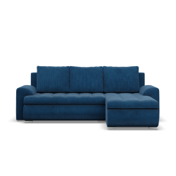FORESTA LL Poso Corner Sofa, Side - RIGHT, Color - NAVY BLUE FORESTA LL Poso Corner Sofa, Side - RIGHT, Color - NAVY BLUE