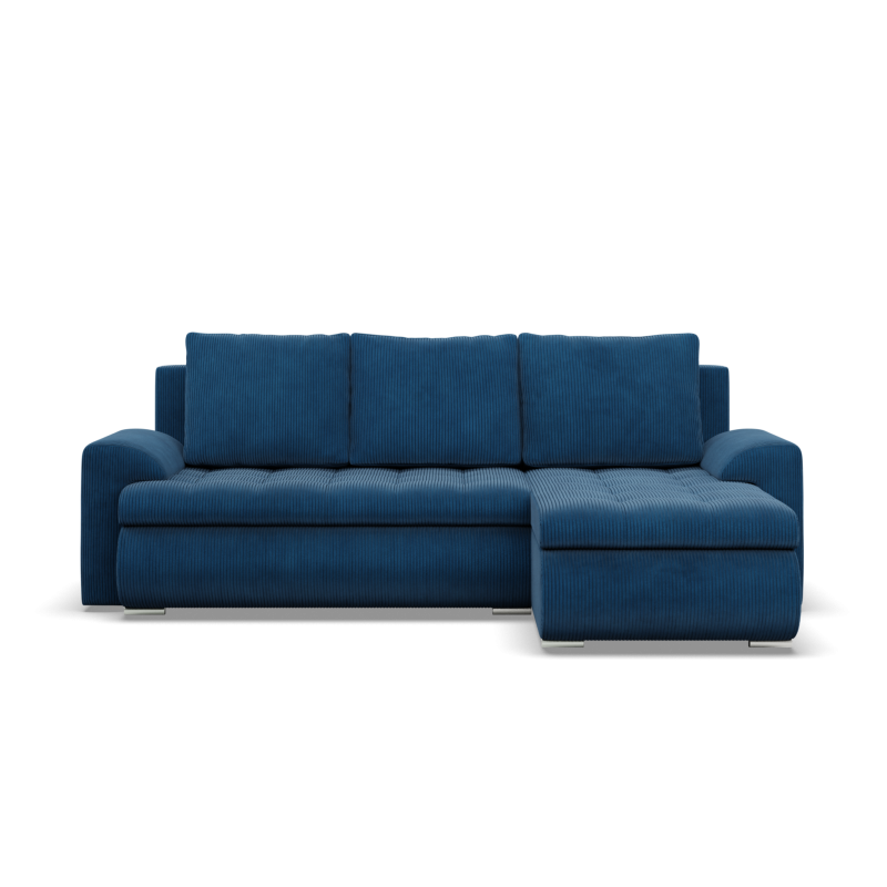 FORESTA LL Poso Corner Sofa, Side - RIGHT, Color - NAVY BLUE FORESTA LL Poso Corner Sofa, Side - RIGHT, Color - NAVY BLUE