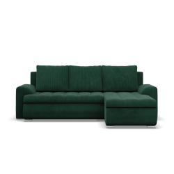 FORESTA LL Poso Corner Sofa, Side - RIGHT, Color - BOTTLE GREEN FORESTA LL Poso Corner Sofa, Side - RIGHT, Color - BOTTLE GREEN