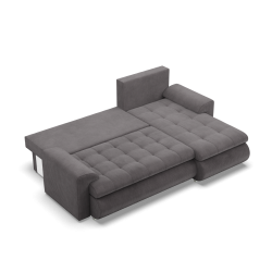 FORESTA LL Poso Corner Sofa, Side - RIGHT, Color - DARK GRAY FORESTA LL Poso Corner Sofa, Side - RIGHT, Color - DARK GRAY