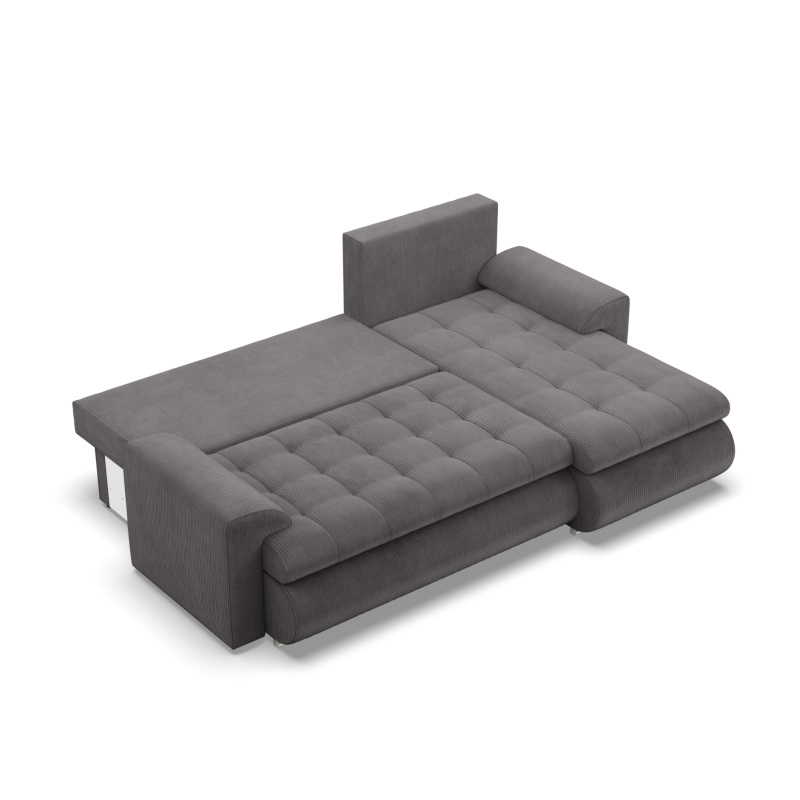 FORESTA LL Poso Corner Sofa, Side - RIGHT, Color - DARK GRAY FORESTA LL Poso Corner Sofa, Side - RIGHT, Color - DARK GRAY