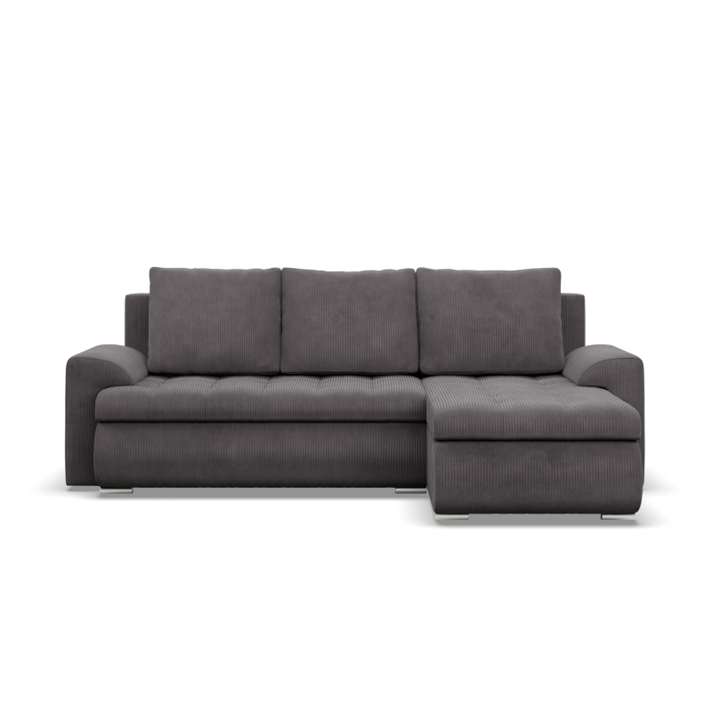FORESTA LL Poso Corner Sofa, Side - RIGHT, Color - DARK GRAY FORESTA LL Poso Corner Sofa, Side - RIGHT, Color - DARK GRAY