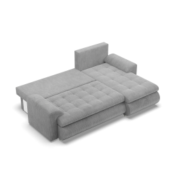 FORESTA LL Poso Corner Sofa, Side - RIGHT, Color - LIGHT GRAY FORESTA LL Poso Corner Sofa, Side - RIGHT, Color - LIGHT GRAY