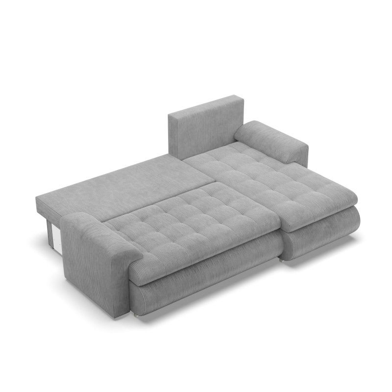 FORESTA LL Poso Corner Sofa, Side - RIGHT, Color - LIGHT GRAY FORESTA LL Poso Corner Sofa, Side - RIGHT, Color - LIGHT GRAY